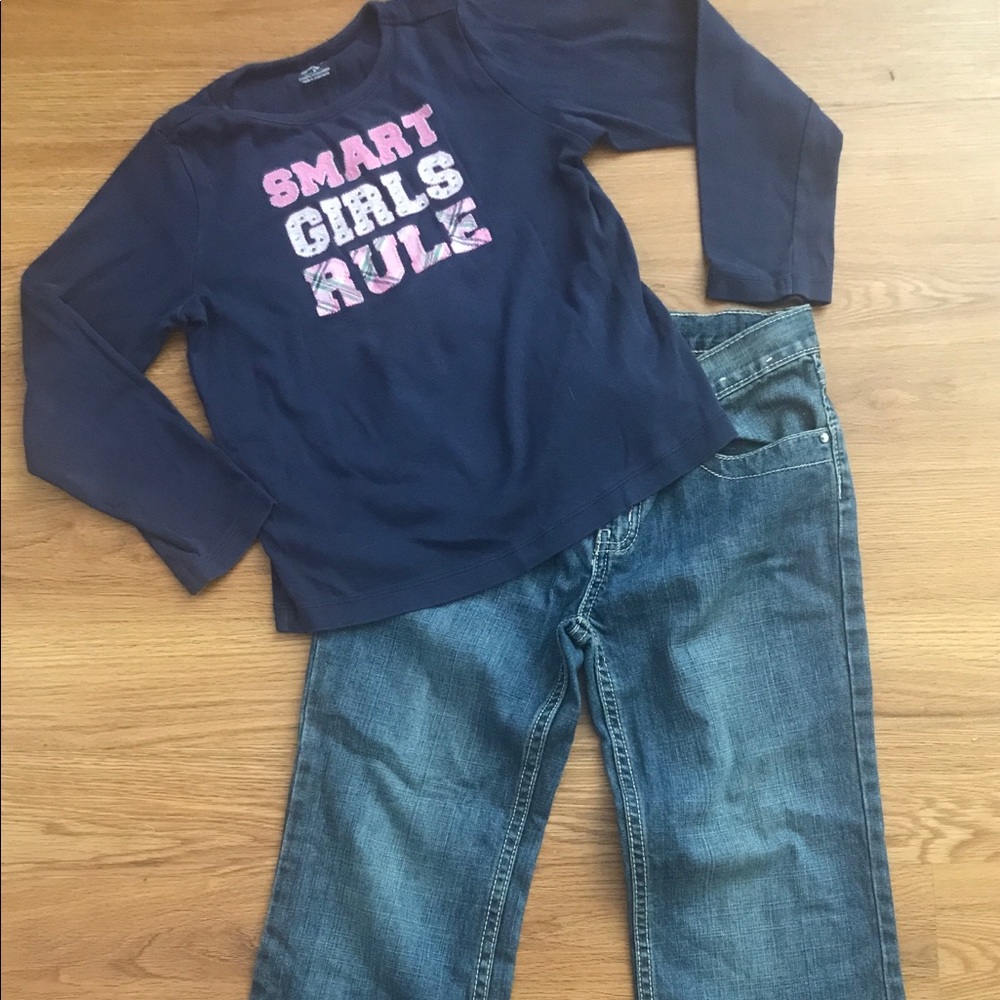 Gymboree Smart Girl’s Rule outfit size 7 plus/8